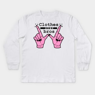 Clothes over bros Kids Long Sleeve T-Shirt